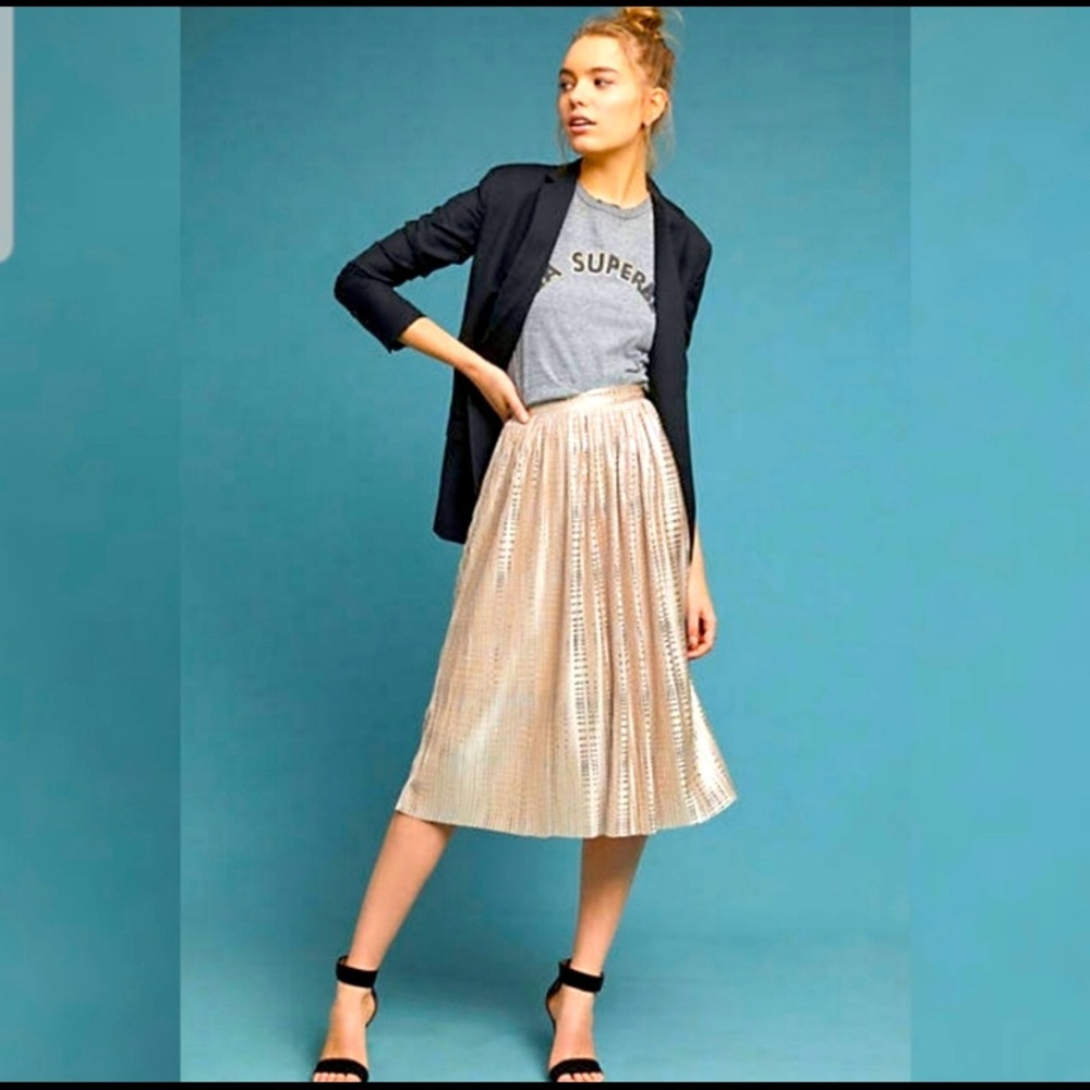 Anthropologie Sabina Musayev Cassia Midi Skirt